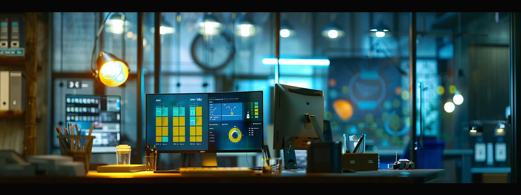 a focused view of a modern office workspace with a computer screen displaying error messages and email analytics, highlighting the urgency of diagnosing outreach email delivery failures amidst a backdrop of professional digital marketing materials. a focused view of a modern office workspace with a computer screen displaying error messages and email analytics, highlighting the urgency of diagnosing outreach email delivery failures amidst a backdrop of professional digital marketing materials.