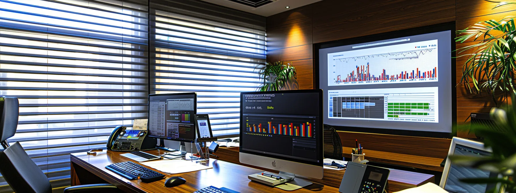 a modern office workspace features a sleek monitor displaying colorful graphs and stats on email effectiveness, surrounded by a well-organized desk and a strategic a/b testing board, illuminated by soft, focused ambient lighting. a modern office workspace features a sleek monitor displaying colorful graphs and stats on email effectiveness, surrounded by a well-organized desk and a strategic a/b testing board, illuminated by soft, focused ambient lighting.