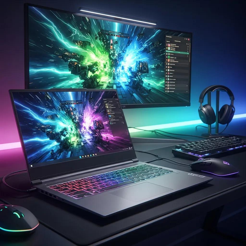 Lenovo Legion Pro gaming laptop highlighting its sleek design and high-performance features