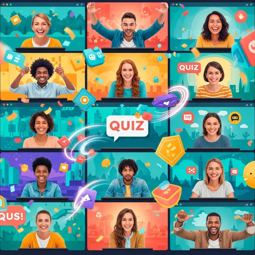 Remote team engaging in a virtual team-building activity to strengthen culture